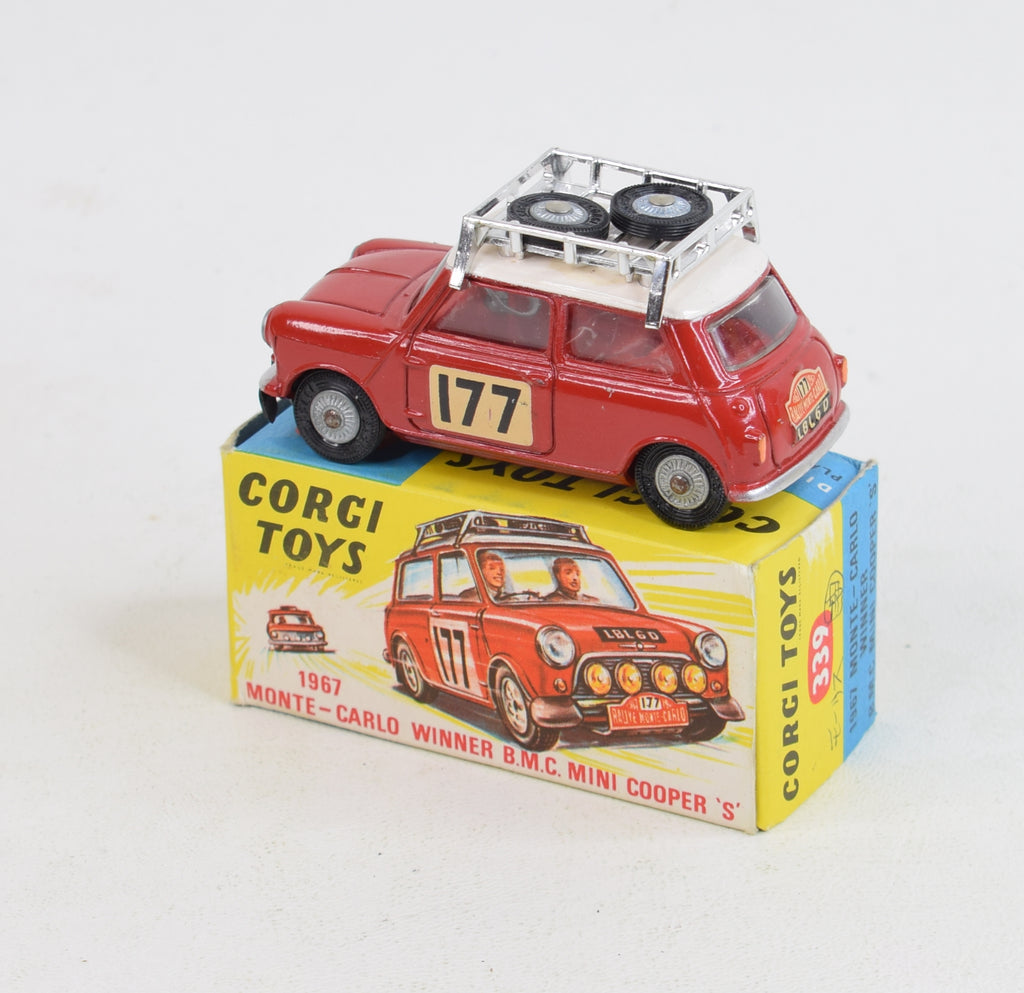 Corgi Toys 339 Austin Monte Carlo Mini Cooper 'S'. Virtually Mint/Nice ...