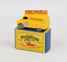 Matchbox Lesney 42 Evening news RW/B2 box Virtually Mint/Nice box