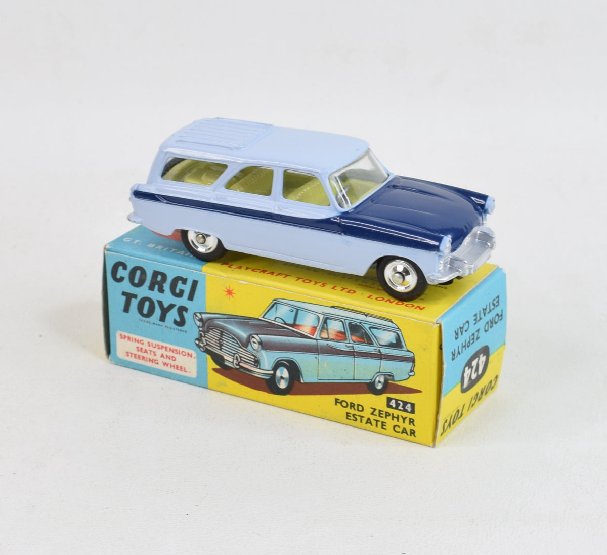 Corgi Toys Ford Zephyr Estate Virtually Mint/Nice box
