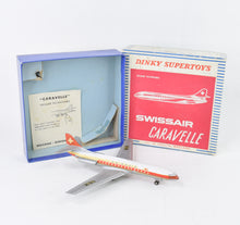 Dinky Toys 891b Swissair Caravelle - Virtually Mint/Nice box