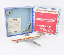 Dinky Toys 891b Swissair Caravelle - Virtually Mint/Nice box