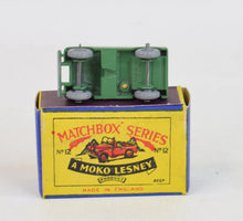 Matchbox Lesney 12 Land Rover RW/B1 box Virtually Mint/Lovely box