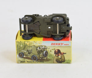 French Dinky 828 Jeep With SS10 Missile Virtually Mint/Nice box "Scandinavian Collection"