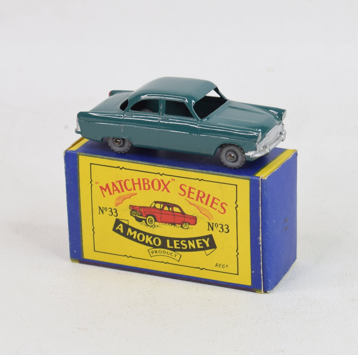 Matchbox Lesney 33 Ford Zodiac MW/B2 box Virtually Mint/Nice box