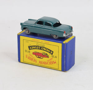 Matchbox Lesney 33 Ford Zodiac MW/B2 box Virtually Mint/Nice box