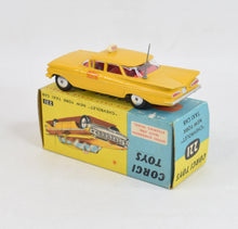 Corgi toys 221 'Chevrolet' New York Taxi Virtually Mint/Boxed