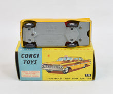 Corgi toys 221 'Chevrolet' New York Taxi Virtually Mint/Boxed