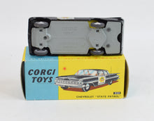 Corgi Toys 223 Chevrolet 'Police' Car Virtually Mint/Boxed