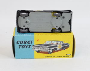 Corgi Toys 223 Chevrolet 'Police' Car Virtually Mint/Boxed