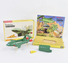 Dinky toy 101 Thunderbird 2 + 4 Virtually Mint/Nice box (Rivet base)