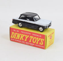Dinky Toys 189 Triumph Herald 'Promotional' Virtually Mint/Boxed (Black & White)