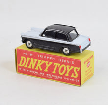 Dinky Toys 189 Triumph Herald 'Promotional' Virtually Mint/Boxed (Black & White)