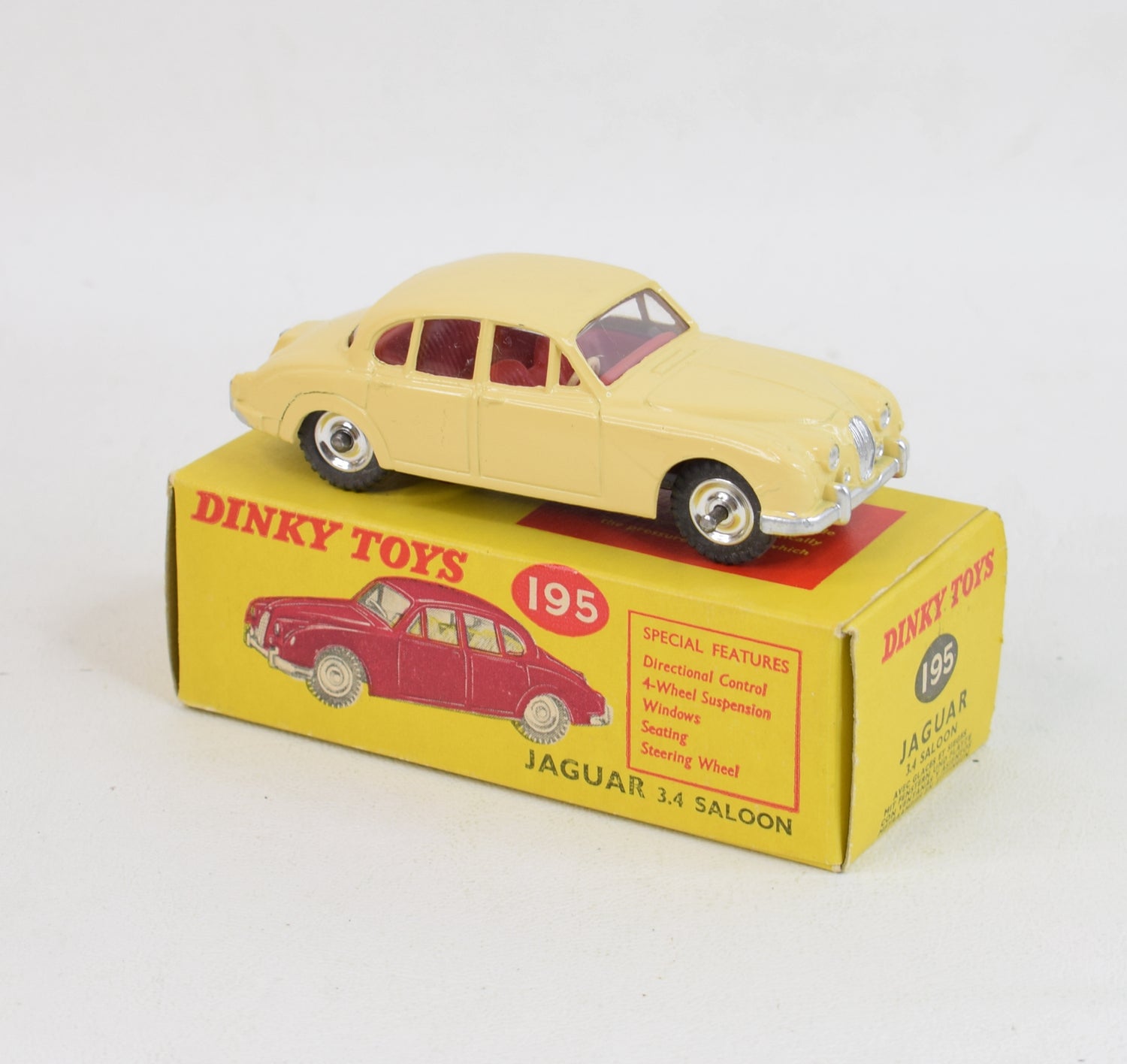 Dinky Toys 195 Jaguar 3.4 Virtually Mint/Nice box