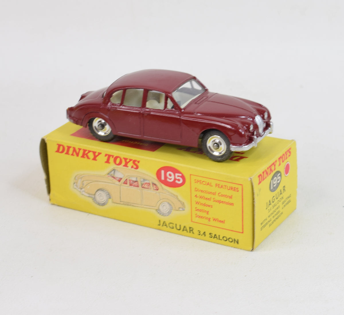 Dinky Toys 195 Jaguar 3.4 Virtually Mint/Nice box