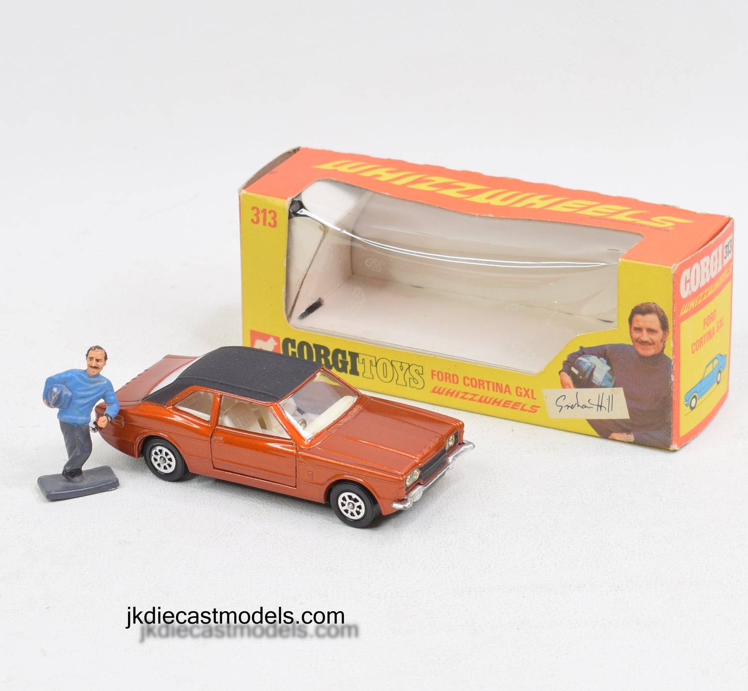 Corgi toys 313 Graham Hill Cortina Virtually Mint/Boxed