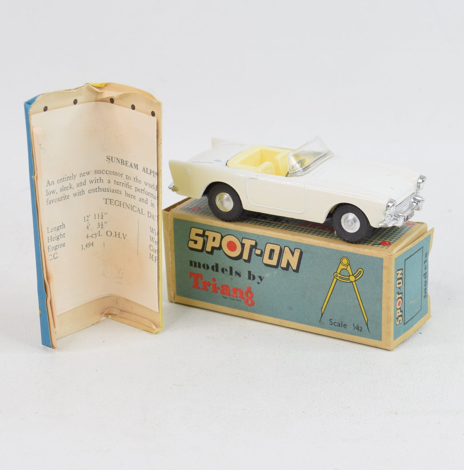 Spot-on 191 Sunbeam Alpine Virtually Mint/Nice box