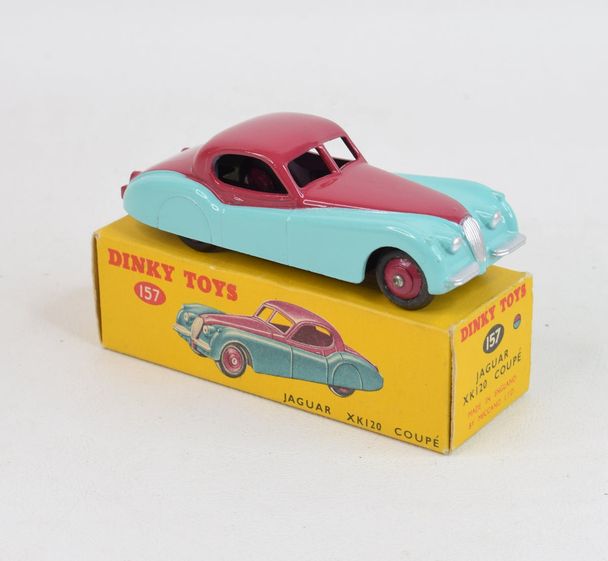 Dinky Toys 157 Jaguar Xk 120 Virtually Mint/Nice box