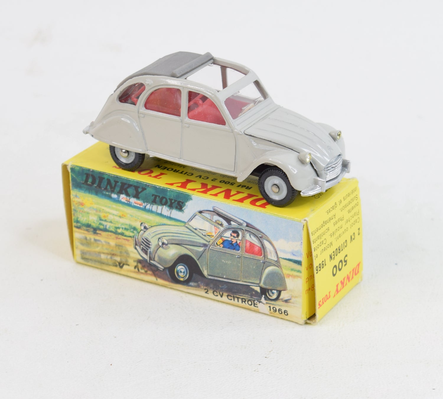 Spanish Dinky Toys 500 Citroen 2cv 1966 Virtually Mint/Boxed 