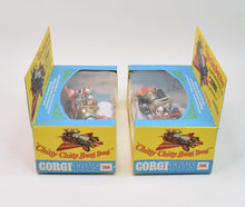 Delivery sleeve of 2 Corgi 266 Chitty Chitty Bang Bang Mint/Boxed..