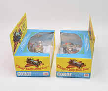 Delivery sleeve of 2 Corgi 266 Chitty Chitty Bang Bang Mint/Boxed..