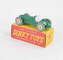 Dinky Toys 233 Cooper-Bristol Virtually Mint/Nice box (Primrose hubs)
