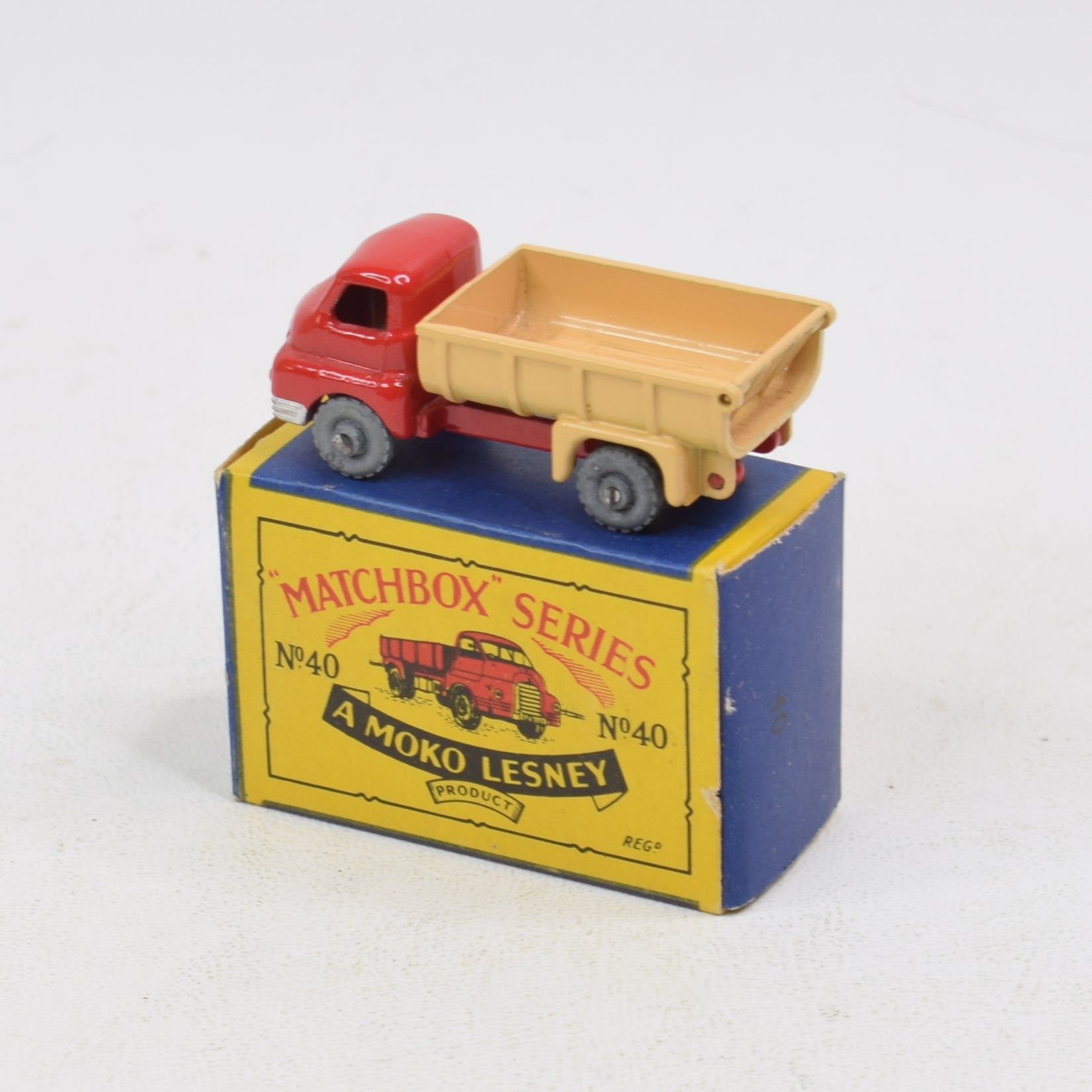 Matchbox Lesney 40 Bedford Tipper RW/B2 box Virtually Mint/Nice box ...