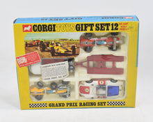 Corgi toys Gift set 12 'Grand Prix' Virtually Mint/Nice box (2nd issue)