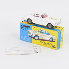 Corgi Toys 258 'Saint' P1800 Virtually Mint/Nice box (Cast hubs)
