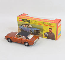 Corgi toys 313 Graham Hill Cortina Virtually Mint/Nice box (Pepper pot whizzwheels)