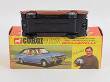 Corgi toys 313 Graham Hill Cortina Virtually Mint/Nice box (Pepper pot whizzwheels)
