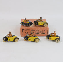 Pre war Dinky 44b A.A Motor.cycle Patrol trade set (incomplete)