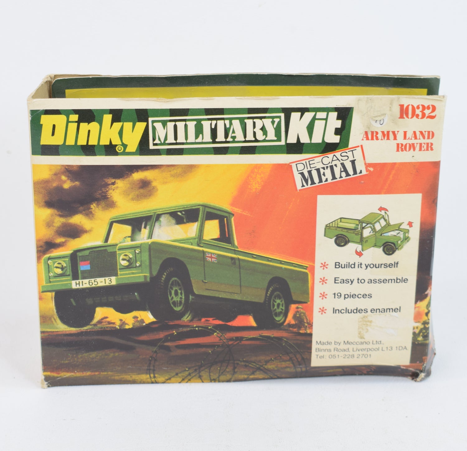 Dinky toy 1032 Army Land-Rover kit M.O.C 