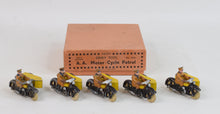 Pre war Dinky 44b A.A Motor.cycle Patrol trade set (incomplete)