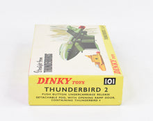Dinky toy 101 Thunderbird 2 + 4 Virtually Mint/Lovely  box (Screw base)