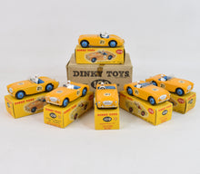 Trade box of 6 Dinky 109 Austin Healey sports cars