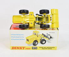 Dinky No.973 Eaton Yale Articulated Tractor Shovel Virtually MintLovely box (All yellow)