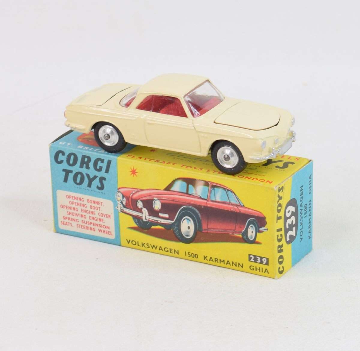 Corgi toys 239 Karmann Ghia Virtually Mint/Boxed