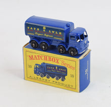 Matchbox Lesney 10 Sugar truck BPW/D box Virtually Mint/Nice box