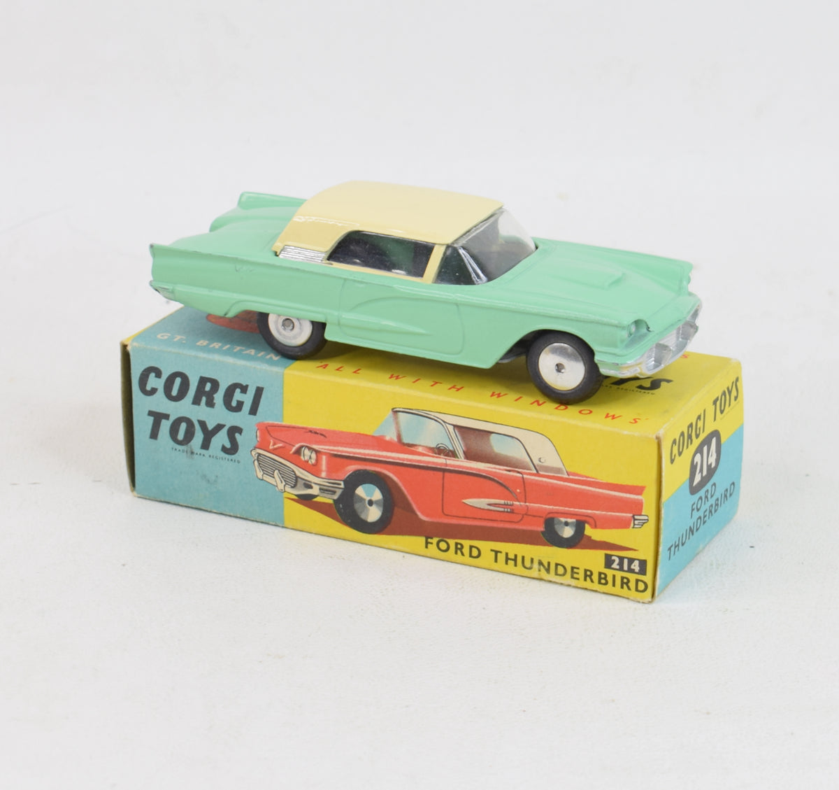 Corgi Toys 214 Thunderbird Virtually Mint/Boxed