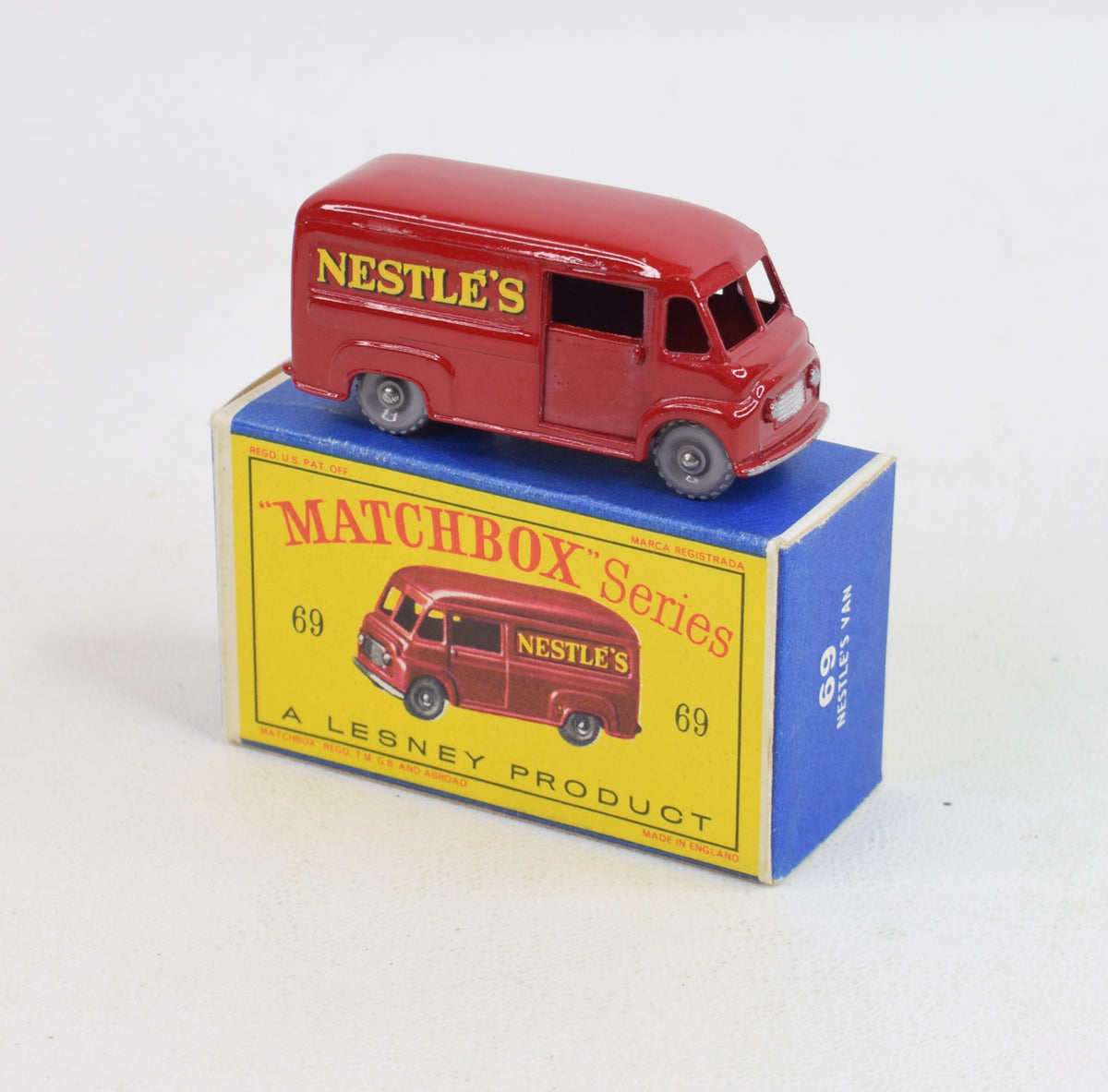 Matchbox Lesney 69 Nestlé's Van GPW/D box Virtually Mint/Lovely box