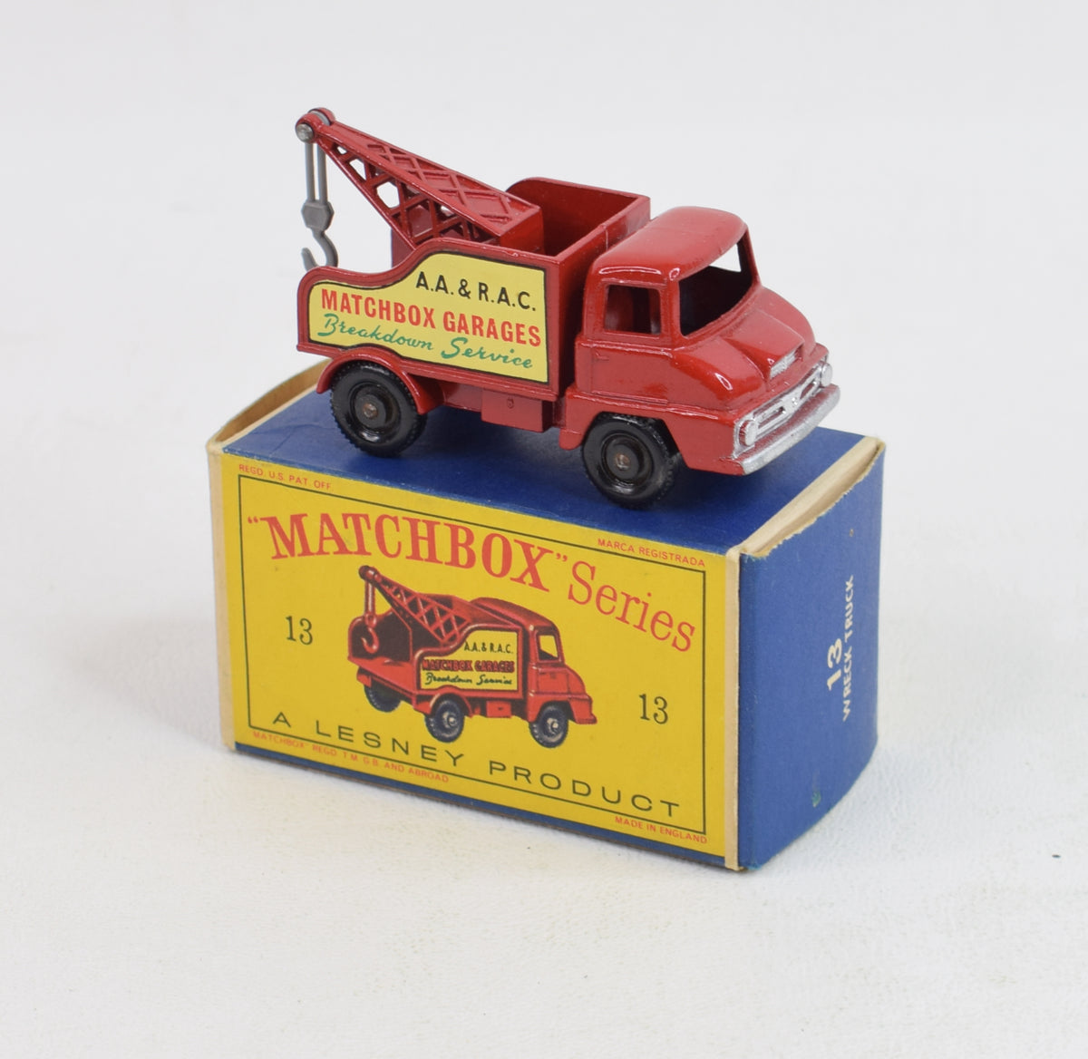 Matchbox Lesney 13 Thames Trader Wreck Truck Virtually Mint/Nice box