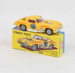 Corgi toys 337 Customised Stingray Virtually Mint/Boxed