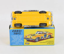 Corgi toys 337 Customised Stingray Virtually Mint/Boxed