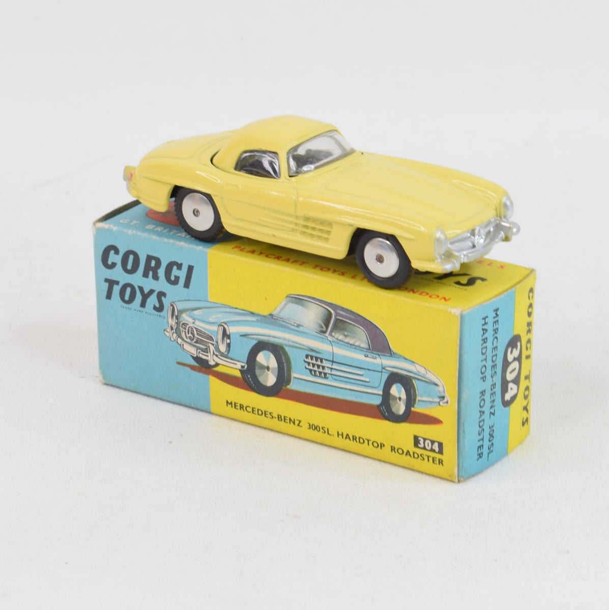 Corgi toys 304 Mercedes-Benz 300sl Virtually Mint/Nice box