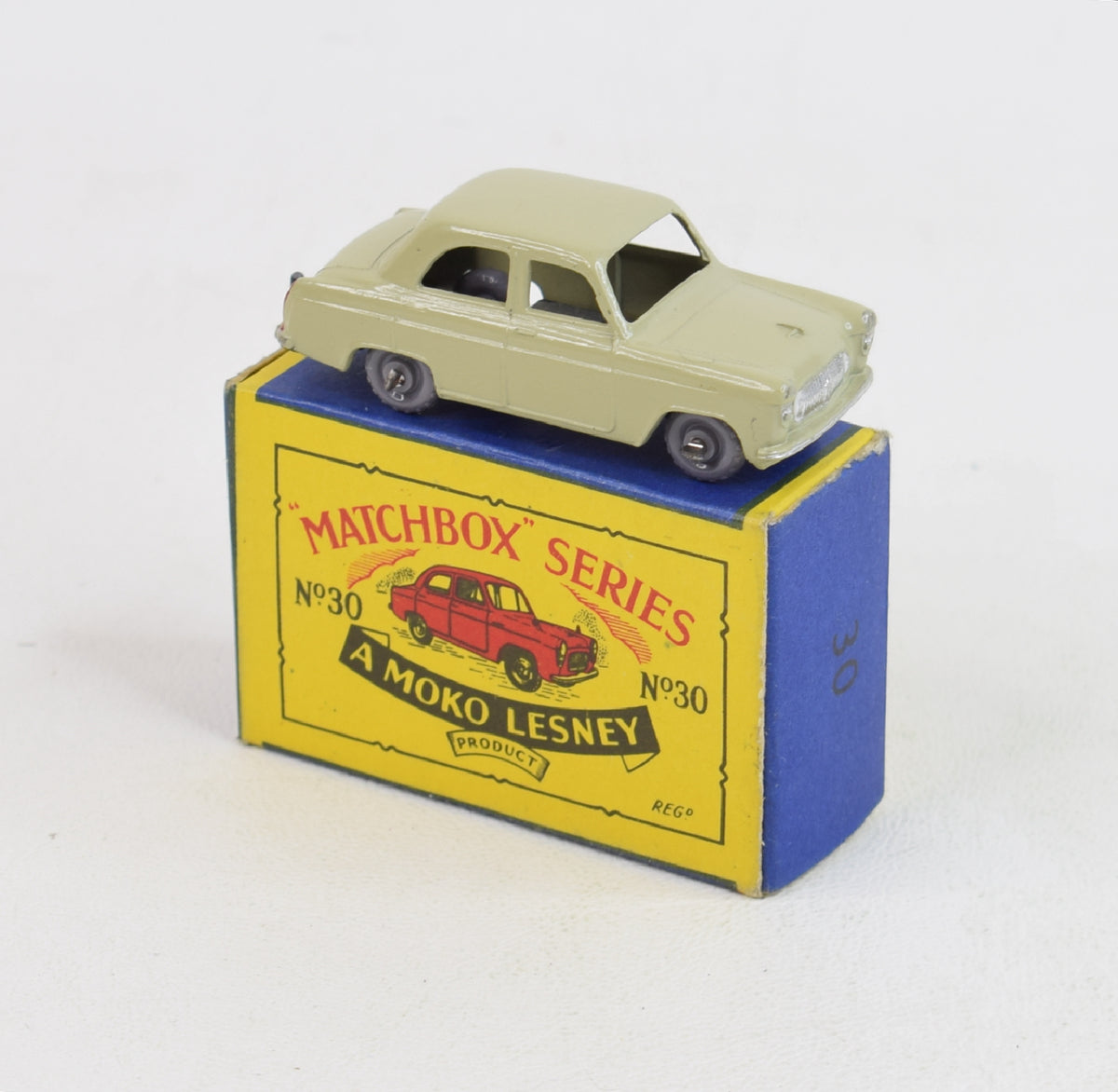 Matchbox Lesney 30 Ford Prefect GPW/B2 box Virtually Mint/Nice box