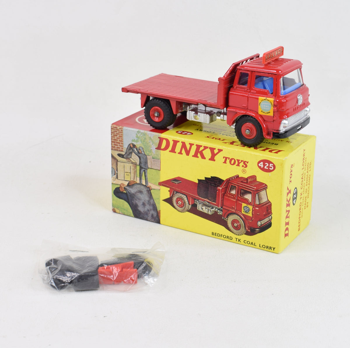 Dinky Toys 425 Bedford TK Coal Truck Virtually Mint/Nice box (blue int)