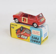 Corgi toys 333 Mini Cooper S 'Sun R.A.C Rally' Virtually Mint/Lovely box