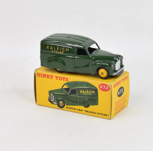 Dinky Toys 472 Austin Van "Raleigh Cycles" Virtually Mint/Boxed