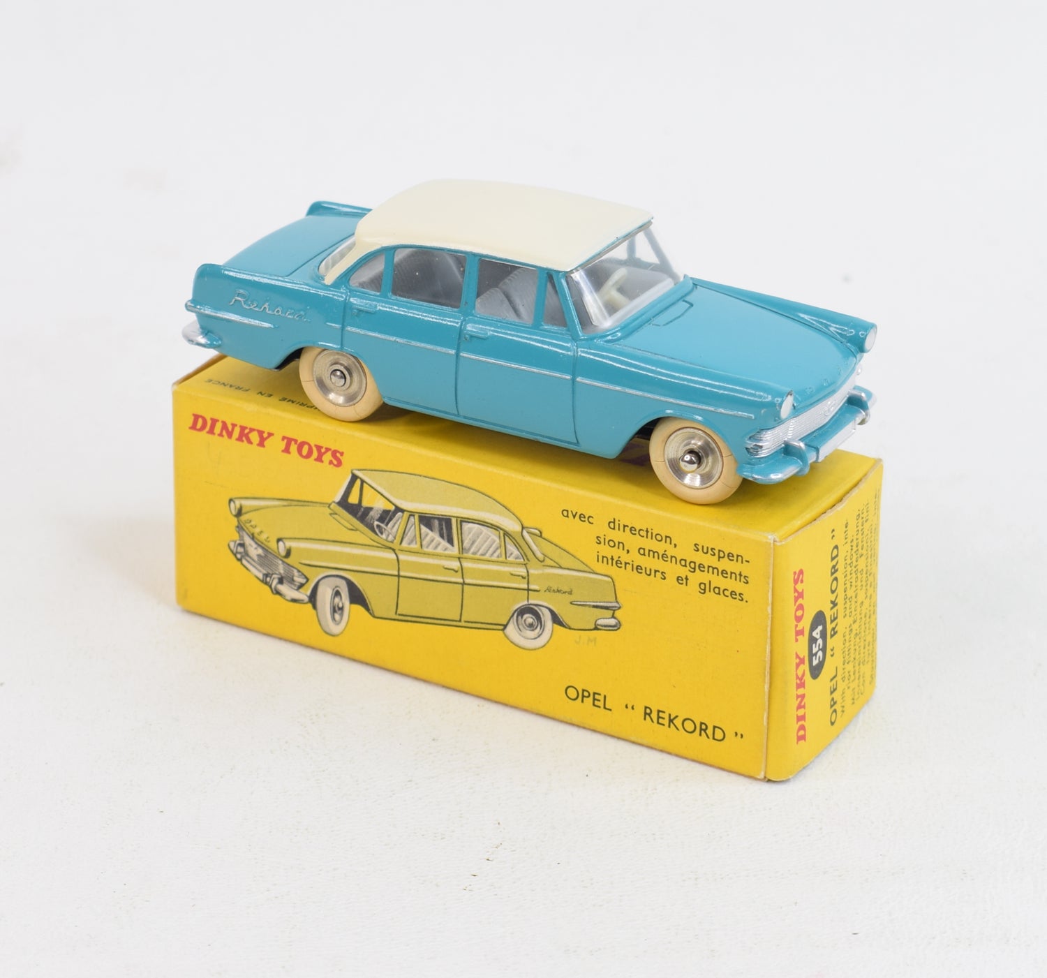 French Dinky 554 Opel Rekord Virtually Mint/Nice box