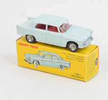 French Dinky 553 Peugeot 404 Virtually Mint/Nice box
